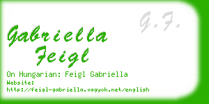 gabriella feigl business card